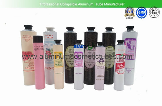 China Shoe Polishcream Aluminum Squeeze Tubes Length 55mm - 200mm Offset Printing supplier
