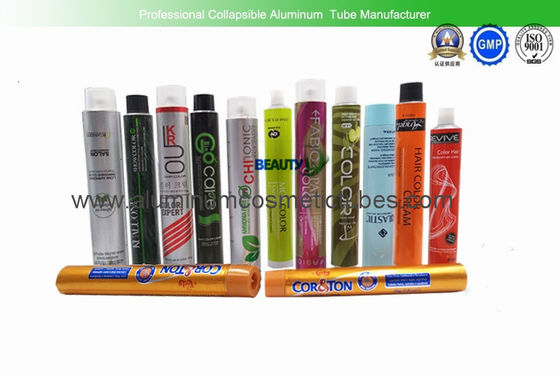 China 13.5mm Diameter Metal Cosmetic Tubes , Waterproof Aluminum Collapsible Tubes supplier