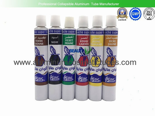 China Waterproof Aluminum Paint Tubes Silk Screen Printing Non - Reactive Nature supplier