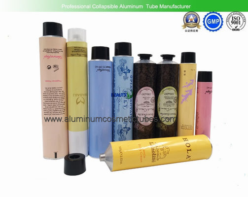 China 100% Recyclable Aluminum Squeeze Tubes 200ml Volume Silk Screen Printing supplier