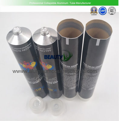China Hair Dye Creamaluminum Tube Containers , Beauty Product Aluminium Collapsible Tubes supplier