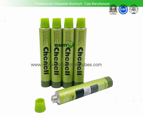 China Hair Dye Cream Aluminum Collapsible Tubes 20ml Volume 100mm Length With Screw  Caps supplier