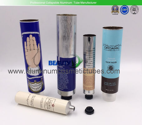 China 3oz Aluminum Collapsible Tubes Body Skin Care Hand Cream Packaging Non Spill supplier