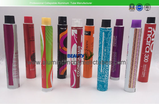 China 50ml 60ml Aluminum Collapsible Tubes 40mm - 200mm Length Offset Printing Unbreakable supplier