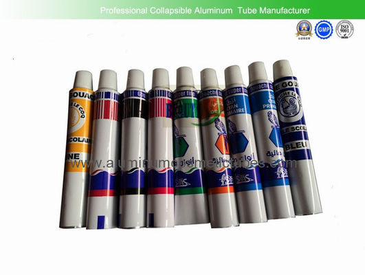 China 60ml 80ml Empty Oil Paint Tubes Non Toxic , Empty Aluminum Tubes Diameter 16mm supplier