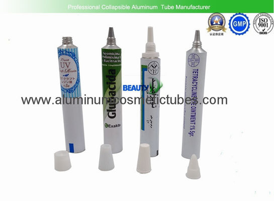 High Polished Aluminum Ointment Tubes  , Medical Grade Aluminum Lotion Tubes supplier