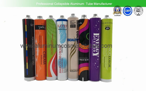 Shoulder Lacquered Aluminum Tube Containers , Body Cream Empty Aluminum Tubes supplier