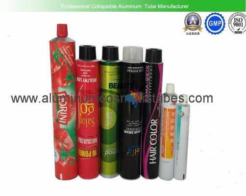 Skin Carecream Empty Aluminium Tubes , Eye Ointment / Aluminium Toothpaste Tube supplier