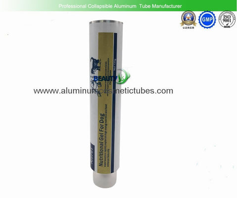 Refillable Empty Aluminum Tubes , 100g Food Packaging Reusable Squeeze Tube supplier