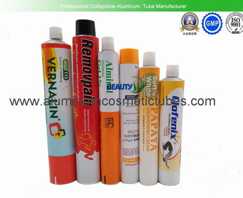 Hot Stamping Squeeze Tube Packaging , Pharmaceutical Aluminum Tubes Non Spill supplier