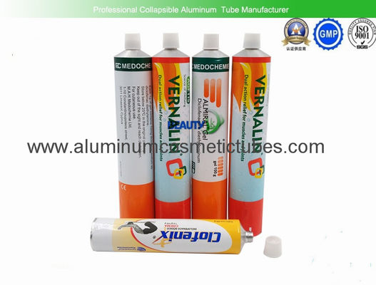 Medicine Empty Aluminum Tubes , Recyclable Aluminum Squeeze Tubes No - Toxic supplier