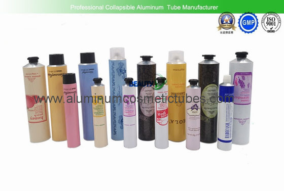 Beauty Empty  Aluminium Cosmetic Tubes , Body Lotion Aluminum Tube Containers supplier