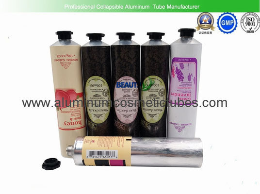 Light Weight Aluminum Ointment Tubes , Beauty Product Metal Squeeze Tubes For Cosmetics supplier