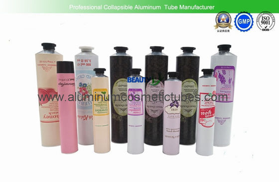 Shoe Polishcream Aluminum Squeeze Tubes Length 55mm - 200mm Offset Printing supplier