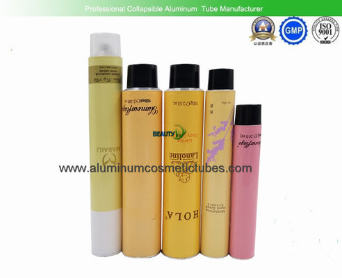 Luxury Empty Aluminum Tubes , Hair Dye Packaging Metal Lotion Tubes Non - Reactive Nature supplier