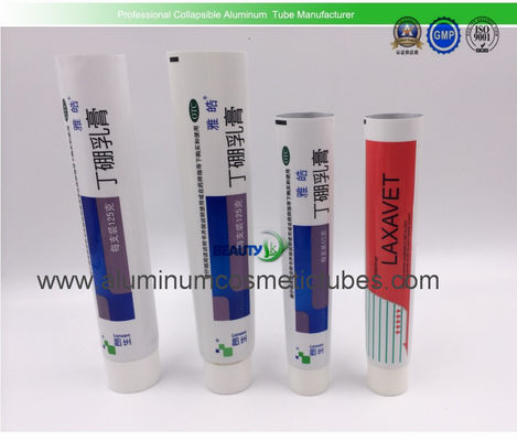 125ml Pharmaceutical Aluminum Tubes , Custom Logo Aluminum Collapsible Tubes supplier