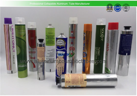 Aluminum Reusable Toothpaste Tube ,  60ml 80ml Empty Squeeze Skin Care Tube supplier