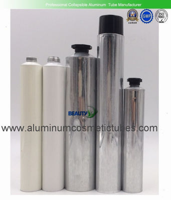 Soft Emptyaluminium Collapsible Tubes , Hair Dye Cream Aluminium Tube Packaging supplier