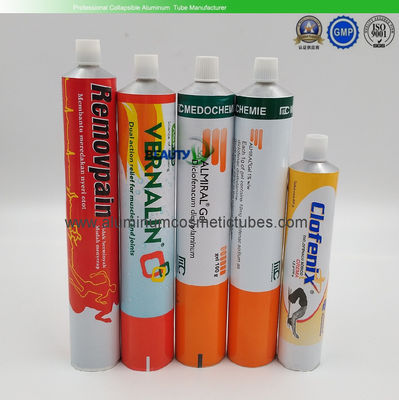 Recyclable Collapsible Tubular Containers , Makeup Metal Squeeze Tubes For Cosmetics supplier