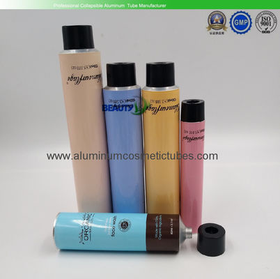 High End Aluminum Collapsible Tubes , Beauty Empty Aluminum Lotion Tubes Custom Logo supplier