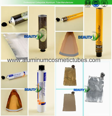 Large Capacity Aluminum Cosmetic Tubes Diameter 32mm Tube Length 180mm Recyclable supplier