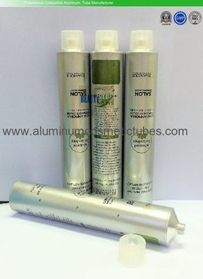 Hand Cream Aluminum Collapsible Tubes Silk Screen Printing 100% Recyclable supplier