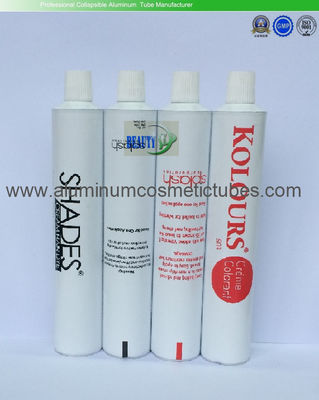 Internal Coatings Lotion Tube Containers , 30ml 50ml Aluminum Tube Cosmetic Packaging supplier