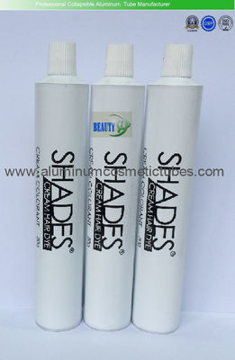 Skin Care Empty Aluminum Cosmetic Tubes Packaging 50g 28mm Diameter Offset Printing supplier