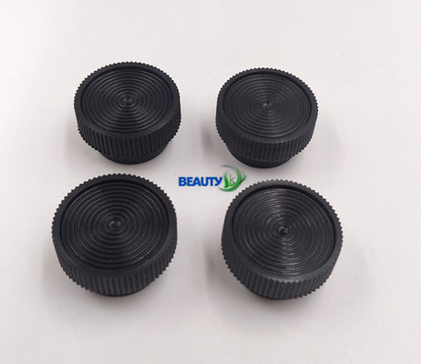 23mm Diameter Threaded Plastic Caps , M11 Screw Thread Black Plastic End Plugs supplier