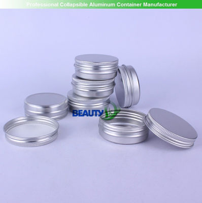 50ml Cosmetic packaging face care face body cream Empty Aluminum Jars supplier