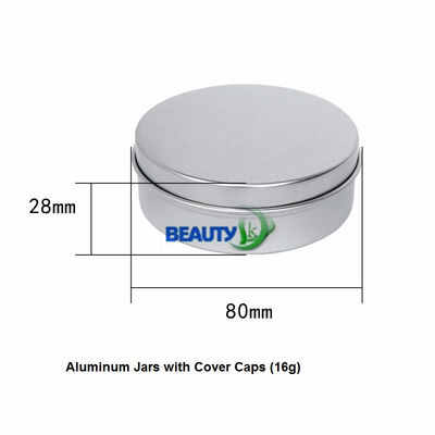 80g Cosmetic Packaging Face Body Care Cream Empty Aluminum Container Jars supplier